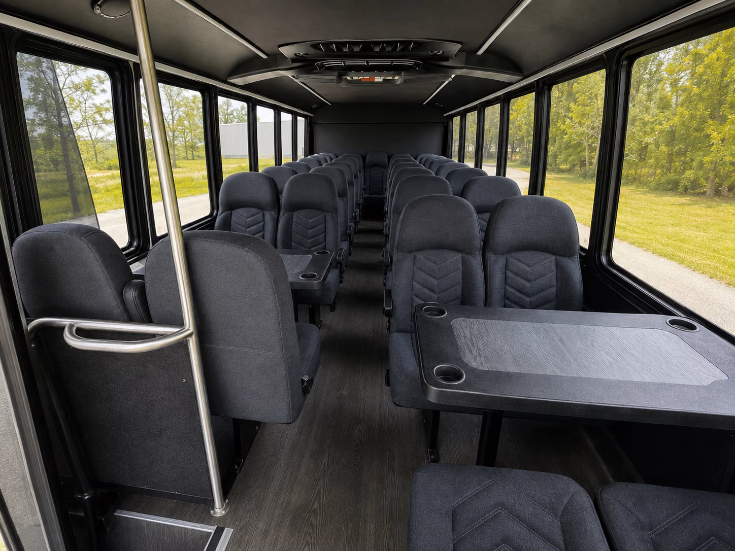 cleveland 15 passenger minibus inside