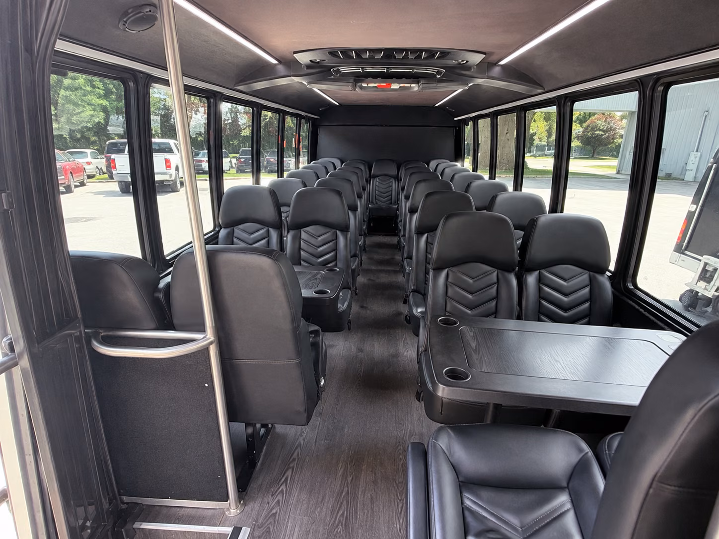 cleveland 20 passenger minibus interior