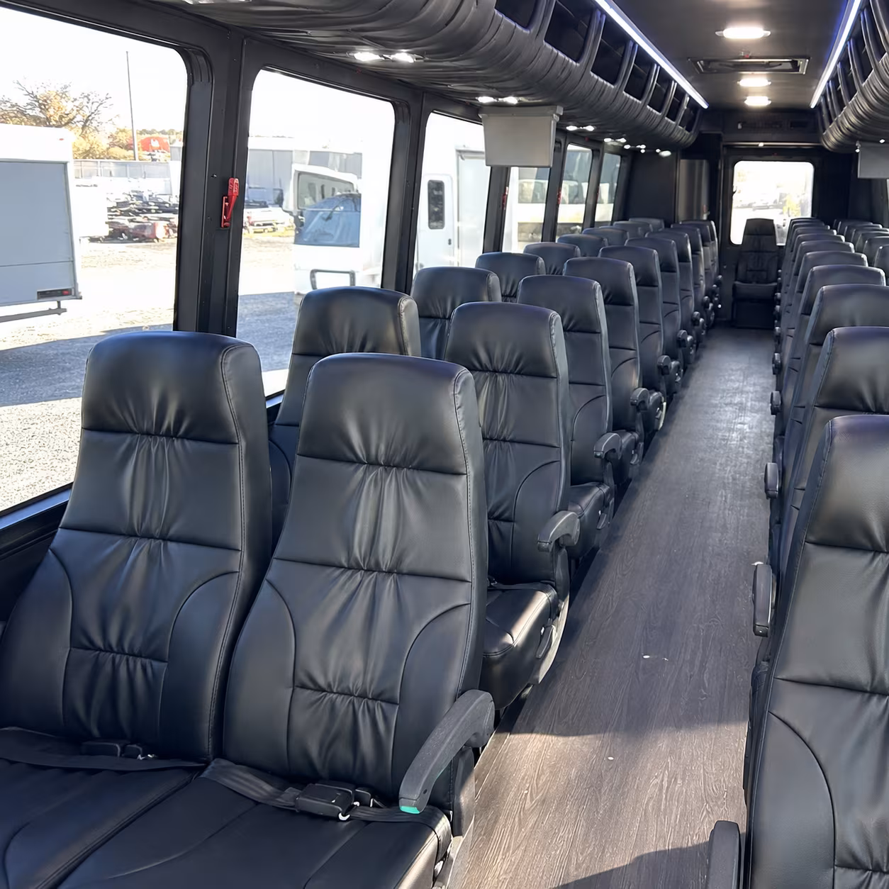 cleveland 30 passenger minibus inside