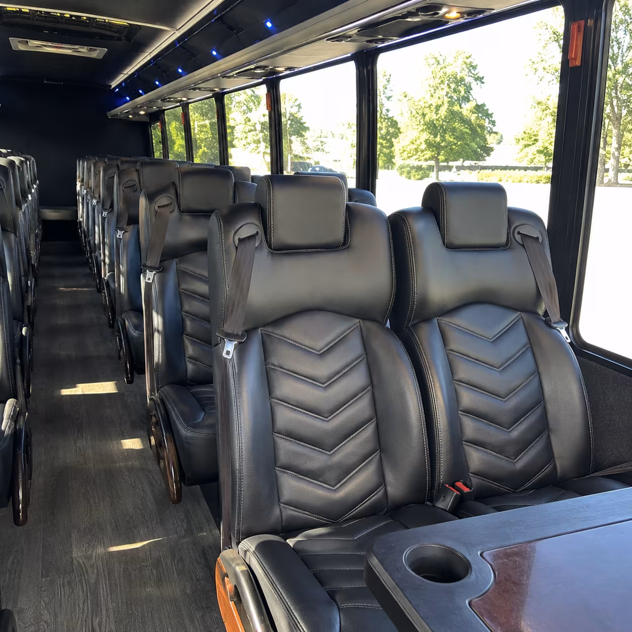 cleveland 30 passenger minibus interior