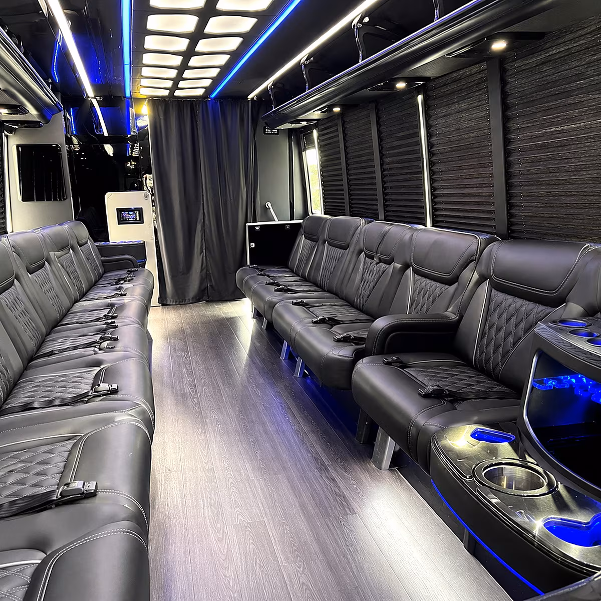 cleveland party bus inside