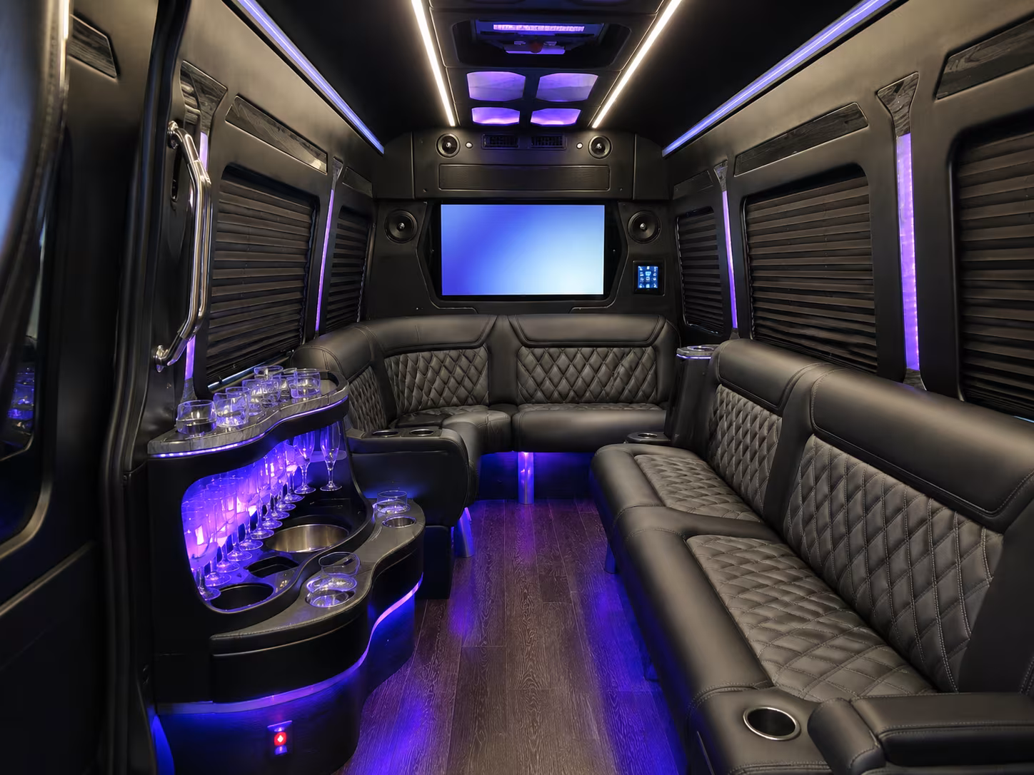cleveland sprinter limousine interior